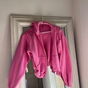 Skims Bubblegum pink zip up